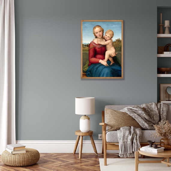 Raphael Art Print - Madonna and Child, Renaissance Wall Art - Etsy