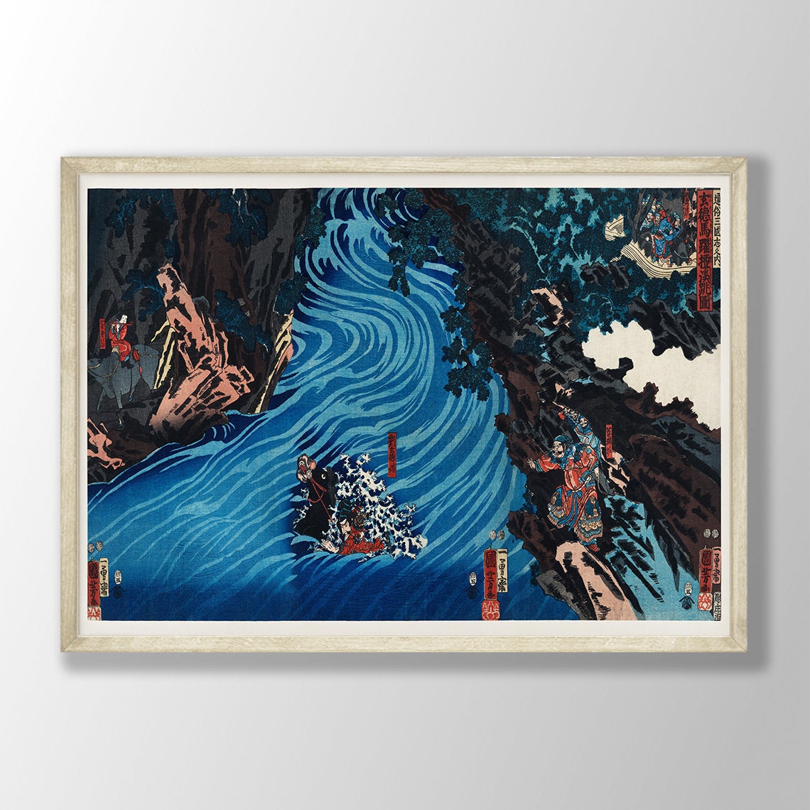 Utagawa Kuniyoshi Exhibition Poster - Japanese Art Print - Etsy