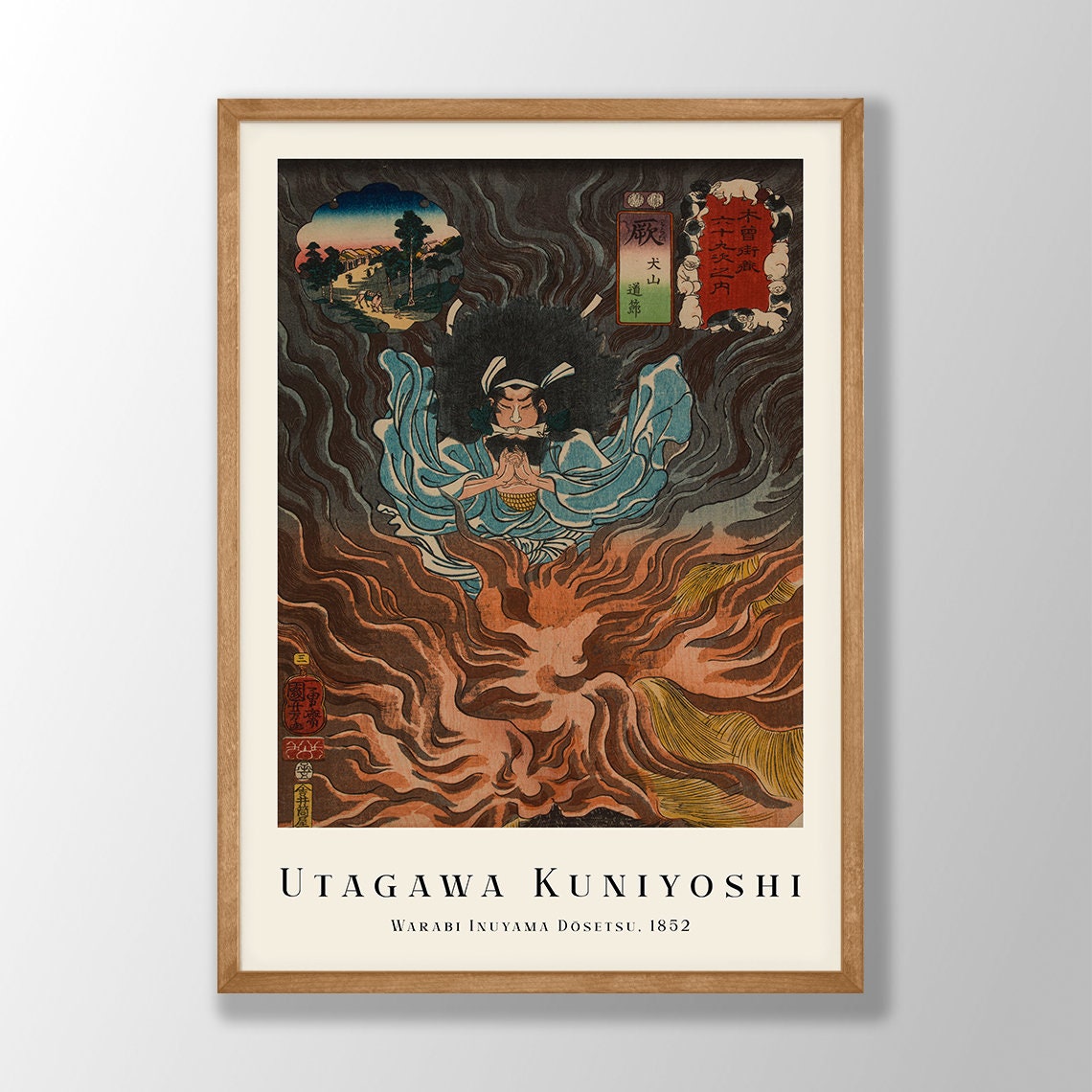 Kuniyoshi Utagawa Exhibition Poster - Japanese Art Print - Etsy