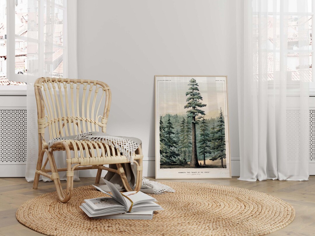Vintage Tree Poster – Rustic Wall Art Print, Nature Home Decor - Etsy