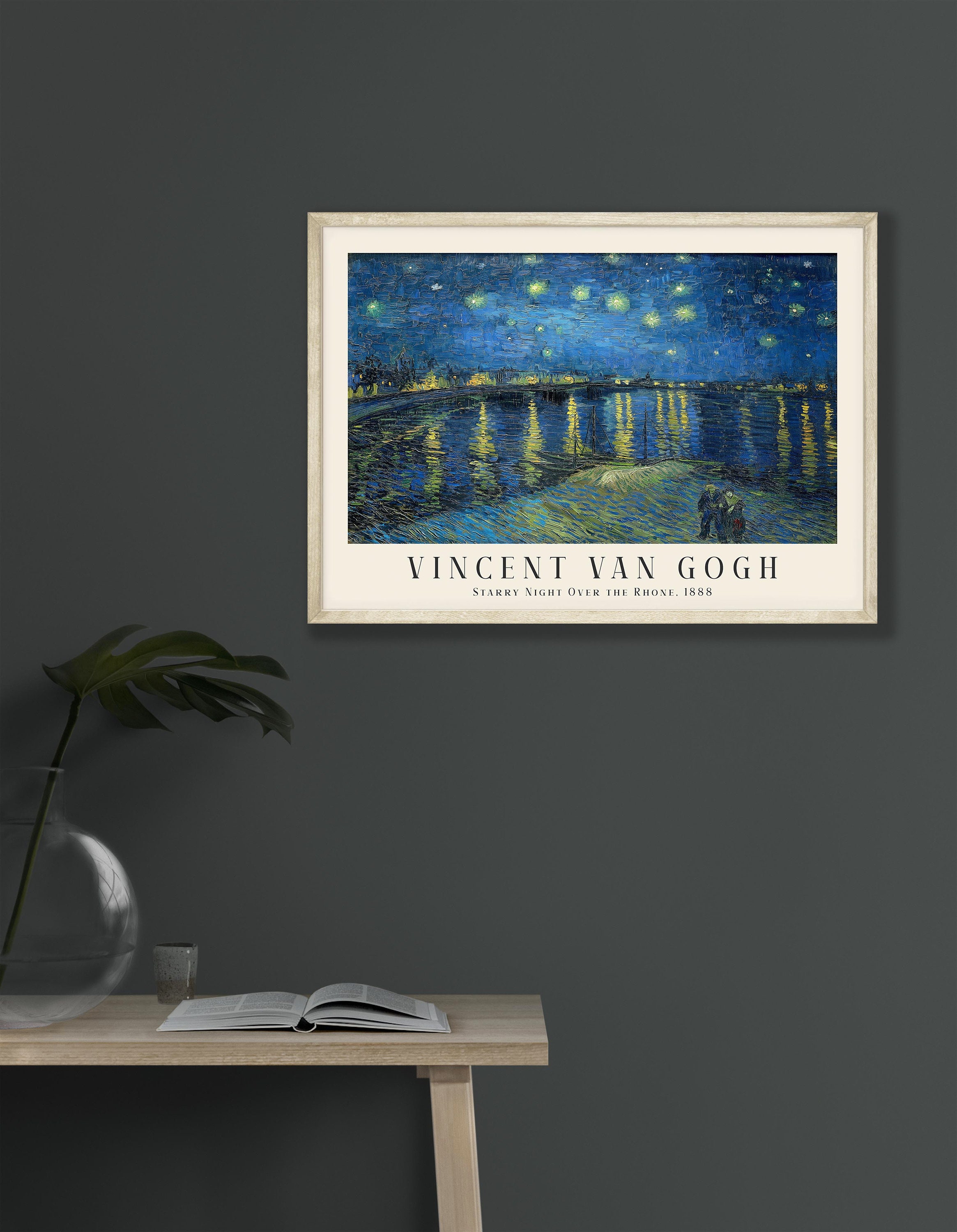 Van Gogh Art Print - Starry Night Over the Rhone, Museum Art - Etsy