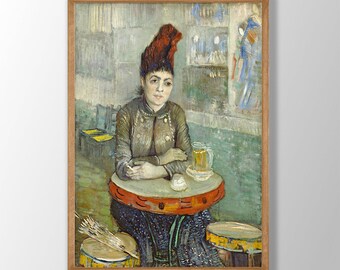 ゴッホの版画: アゴスティーナ・セガトリ、カフェ・デュ・タンブーリン