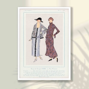 Vintage Fashion Magazine Cover Print - Fashion Wall Art, Bedroom Decor, Modern Art, Vintage Magazine Art Decor, Retro Poster, Antique Prints