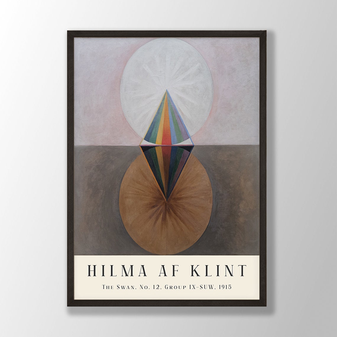 Hilma AF Klint Print the Swan Hilma AF Klint Poster Hilma Etsy UK