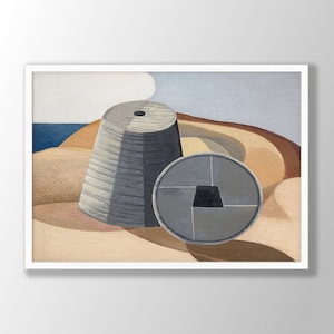 Paul Nash Art Print - Mineral Objects, Paul Nash Poster, Paul Nash Wall Art, Landscape Wall Art, Paul Nash Exhibition, Museum Prints