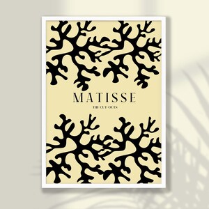 Neutral Matisse Art Print NO:1 - Neutral Wall Decor, Living Room Decor, Matisse Poster, Matisse Wall Art, Matisse Exhibition Poster