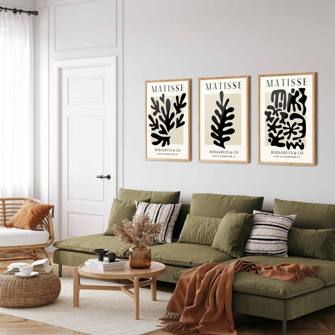 Henri Matisse Art Prints Set of 3 - Matisse Poster, Modern Gallery Wall ...