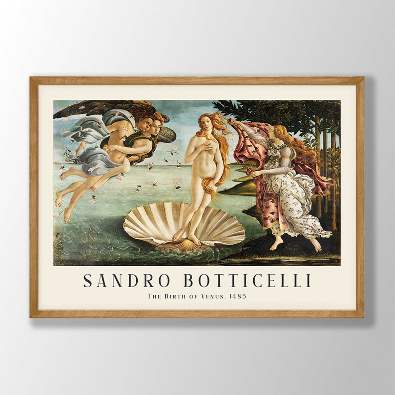 Sandro Botticelli Art Print the Birth of Venus Botticelli - Etsy