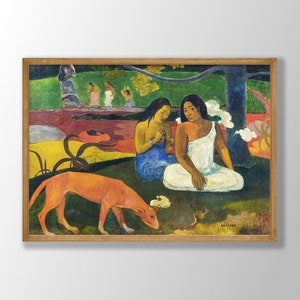 Paul Gauguin Art Print | Living Room Print, Paul Gauguin Poster, Paul Gauguin Wall Art, Abstract Wall Art, Museum Exhibition Poster