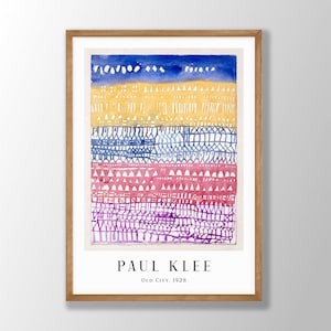 Paul Klee Art Print - Paul Klee Poster, Paul Klee Wall Art, Klee Exhibition Prints, Abstract Wall Art, Office Wall Art, Modern Home Decor