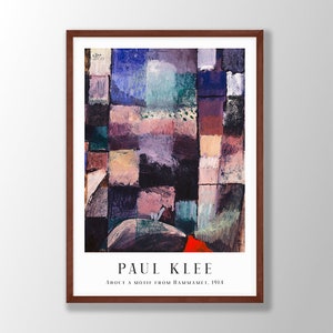 Paul Klee Print - Abstract Wall Art, Paul Klee Poster, Paul Klee Wall Art, Klee Exhibition Print, Office Decor, Modern Home Decor