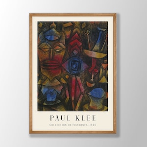 Paul Klee Art Print - Collection of Figurines, Paul Klee Prints, Paul Klee Wall Art, Klee Exhibition Prints, Abstract Wall Art, Modern Home