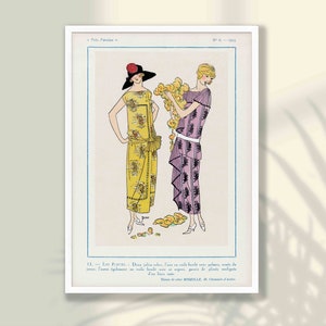 Vintage Fashion Magazine Cover Print - Fashion Wall Art, Bedroom Decor, Modern Art, Vintage Magazine Art Decor, Retro Poster, Antique Prints