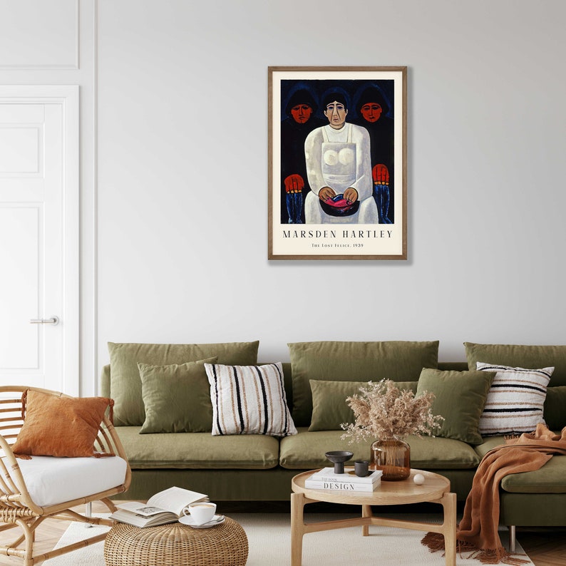 Marsden Hartley Art Print - the Lost Felice, Abstract Cubism Wall Decor ...
