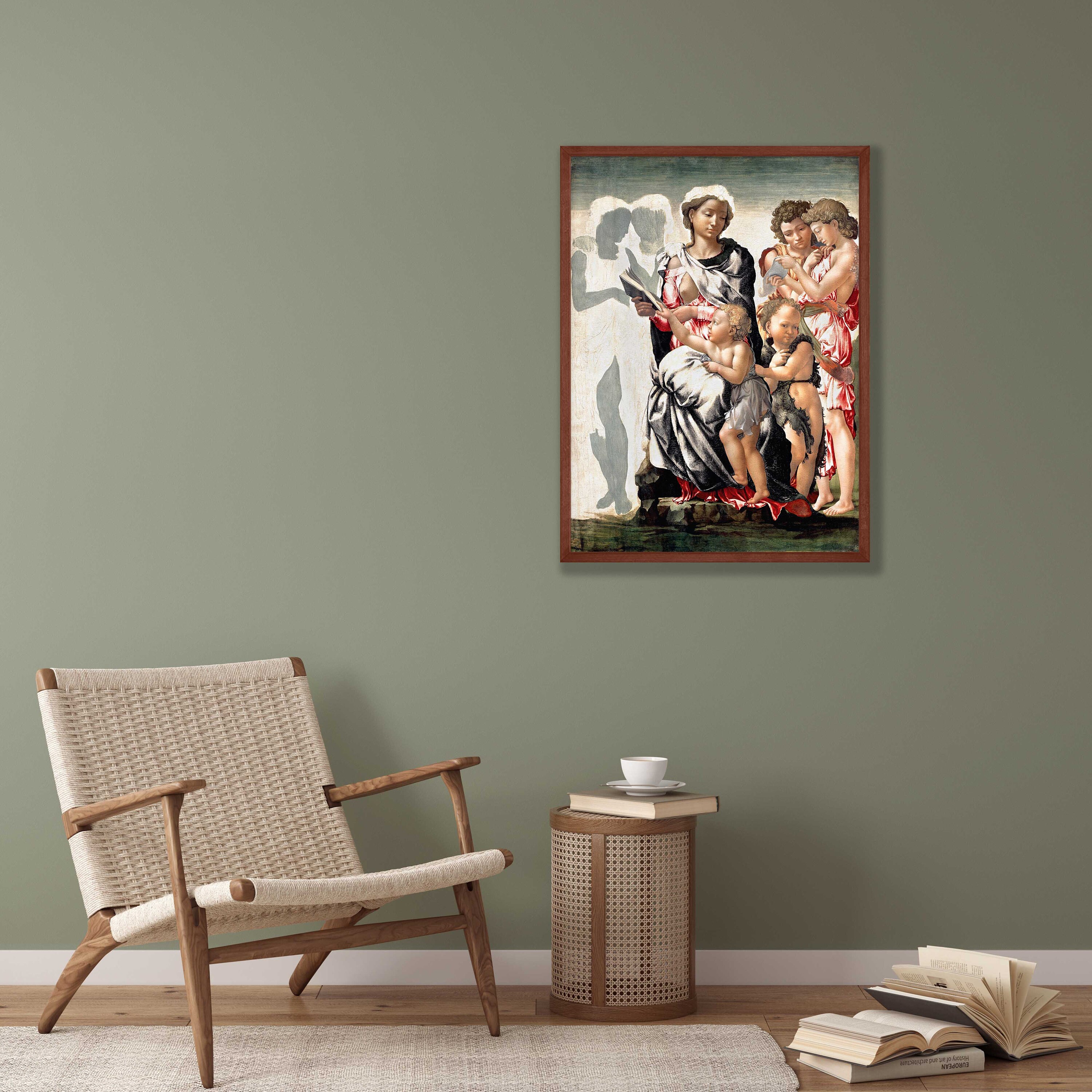 Manchester Renaisonce Scene Michelangelo's Manchester Madonna Art Print: Renaissance Wall Decor - Etsy