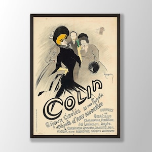 Colin (1903) by Leonetto Cappiello - Cappiello Poster, Vintage Art Print, Art Nouveau Poster, Vintage Advertisement, Retro Decor