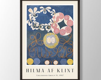 Hilma AF Klint Print: Abstract Modern Home Art, Exhibition Poster