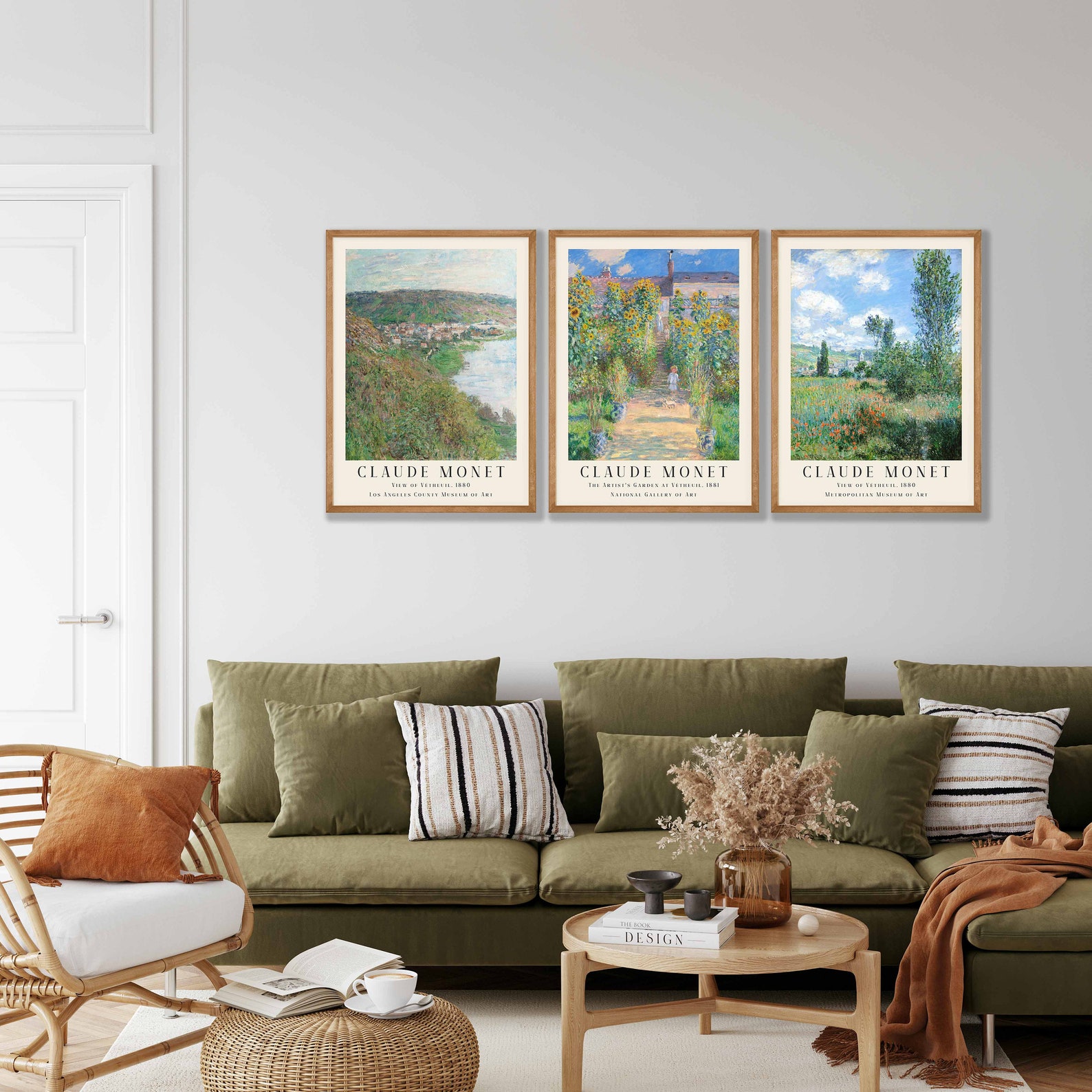 Claude Monet Prints Set of 3 No:2 Monet Poster Monet - Etsy