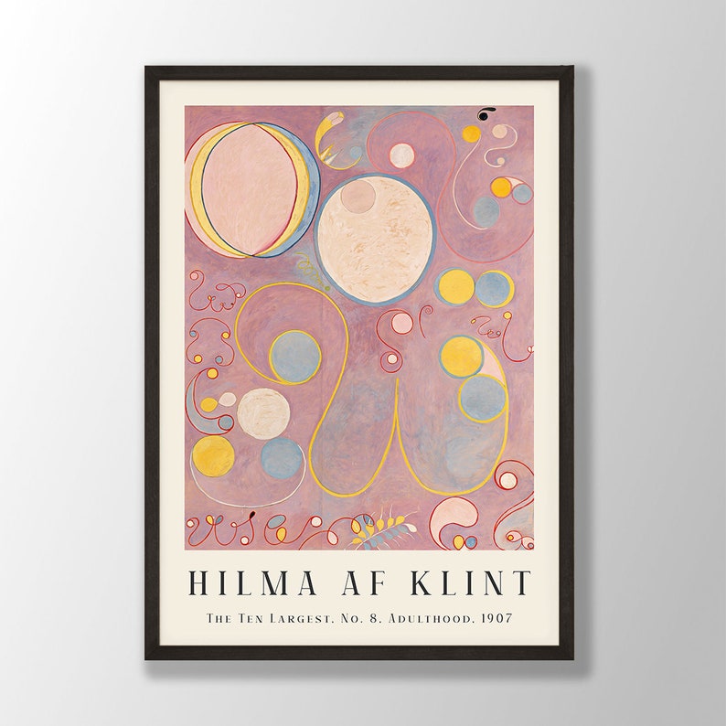 Hilma AF Klint Print Hilma AF Klint Poster Hilma Af Klint Etsy