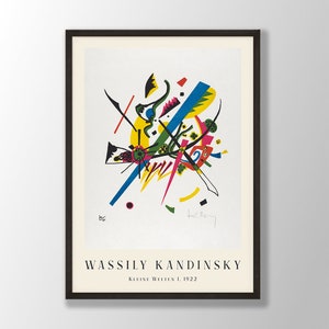 Wassily Kandinsky Art Print - Kleine Welten II (1922) Kandinsky Wall Art, Kandinsky Exhibition, Abstract Wall Decor, Museum Poster