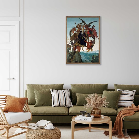 Michelangelo Art Print: the Torment of Saint Anthony, Renaissance