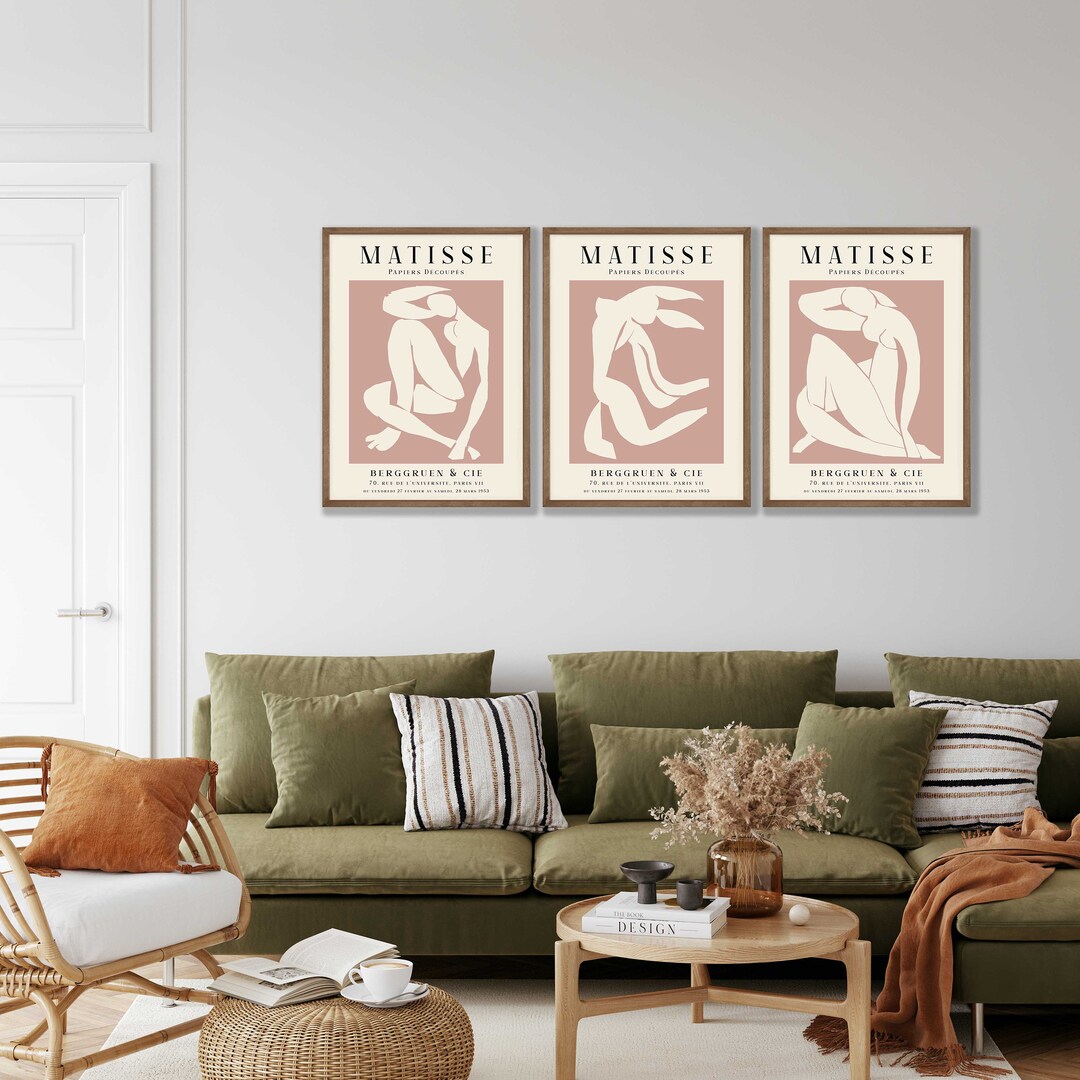 Henri Matisse Prints Set of 3 – Figurative Gallery Wall Art - Etsy