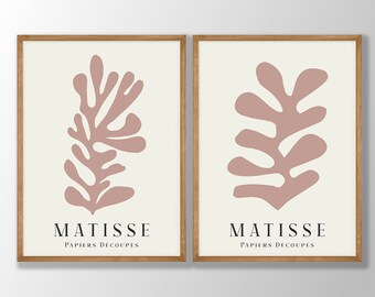Matisse Papiers Decoupes Print Set: Abstract Gallery Wall Art