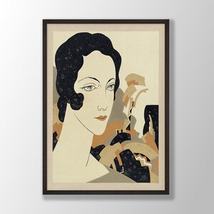 Vintage Fashion Magazine Cover Print - Fashion Wall Art, Bedroom Decor, Modern Art, Vintage Magazine Art Decor, Retro Poster, Antique Prints