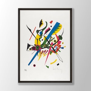 Wassily Kandinsky Art Print - Kleine Welten I (1922) Kandinsky Wall Art, Kandinsky Exhibition, Abstract Wall Decor, Museum Poster