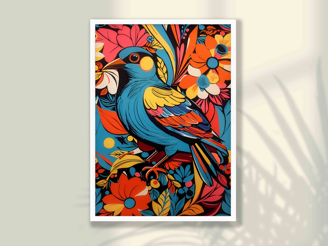 Bird Poster No2 - Bird Wall Art, Bird Illustration, Bird Lovers Gift ...