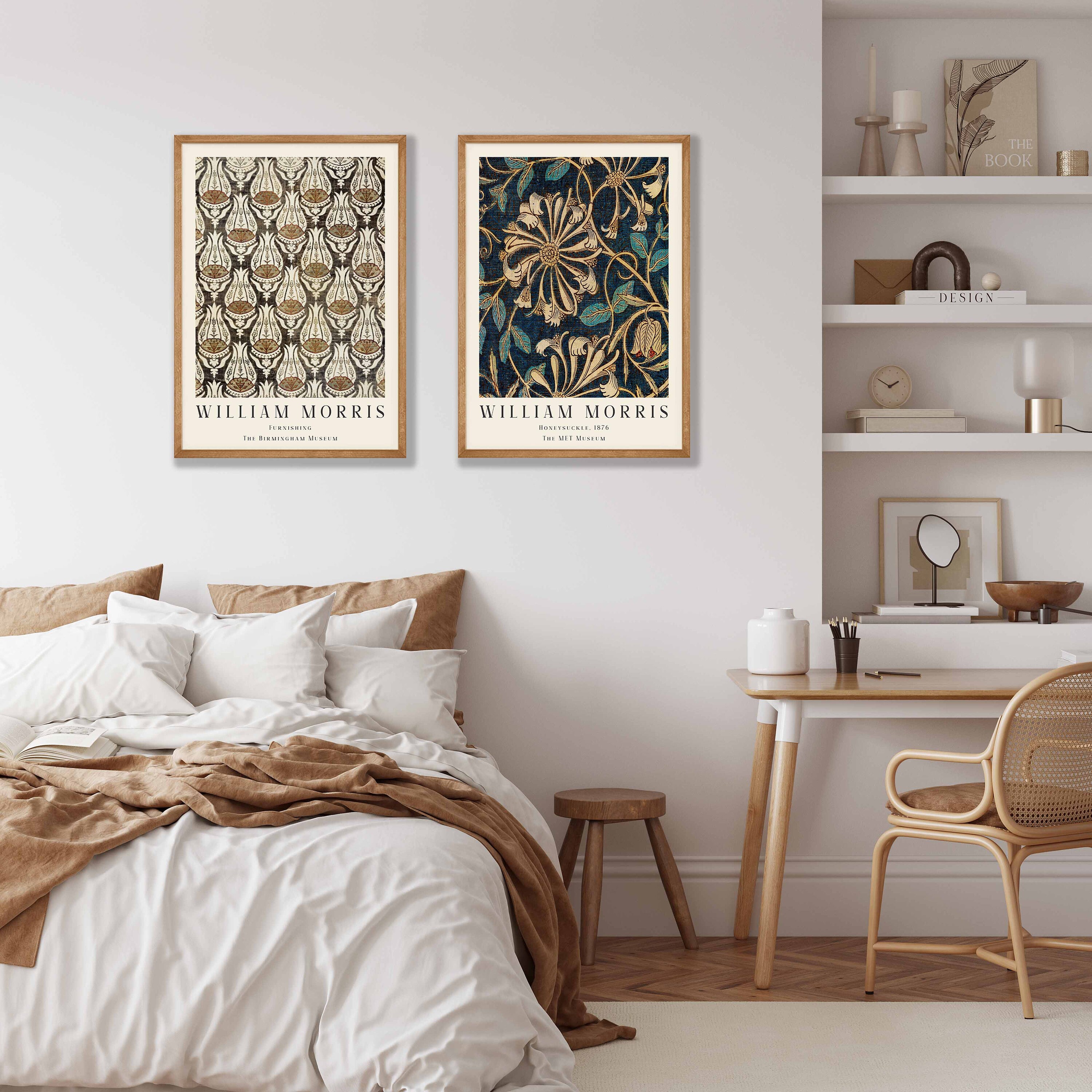 William Morris Print Set: Floral Art Nouveau Exhibition Posters - Etsy