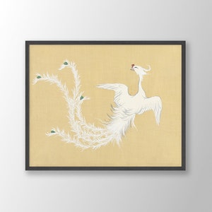 Impresión de pájaro japonés, arte de pared de pájaro, impresión de arte de pájaro, impresión de pared japonesa, decoración japonesa, regalo japonés, decoración asiática, arte de pared oriental