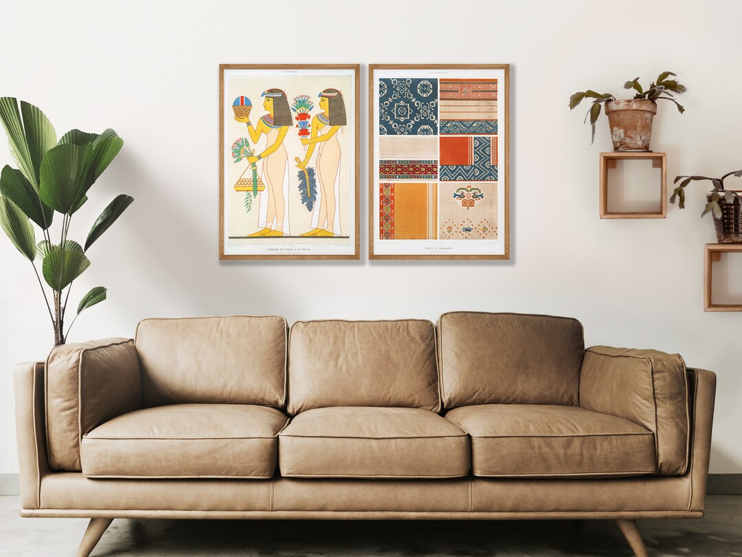 Egyptian Art Prints Set of 2 No6 | Egyptian Goddess, Ancient Egypt ...
