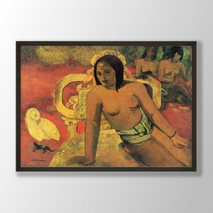 Paul Gauguin Print | Vairumati, Paul Gauguin Poster, Landscape Print, Gauguin Wall Art, Farmhouse Decor, Museum Poster