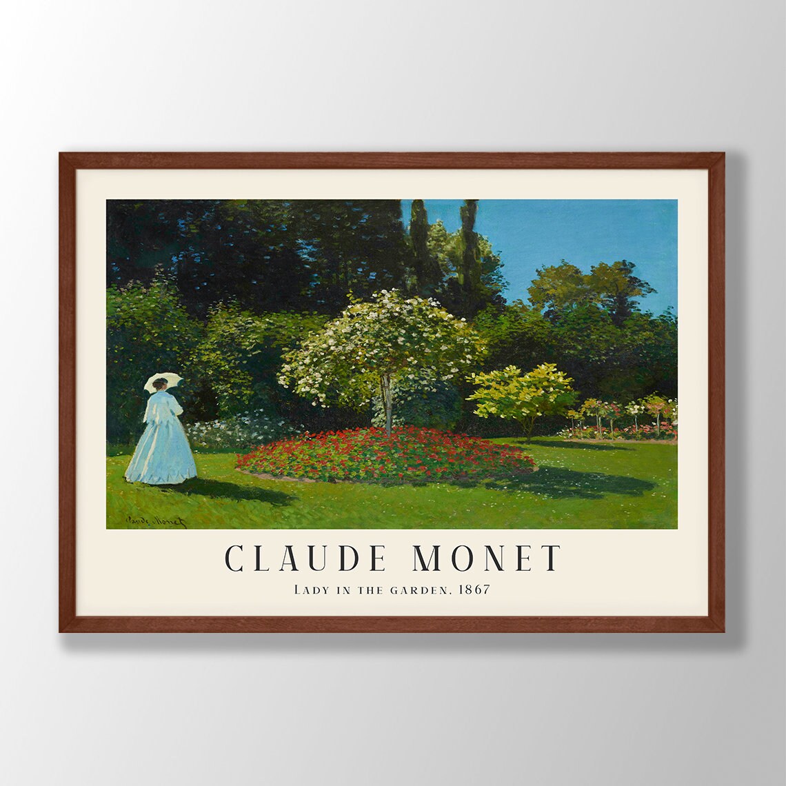 クロード・モネのアートプリント - 庭の貴婦人、印象派絵画 - Etsy 日本