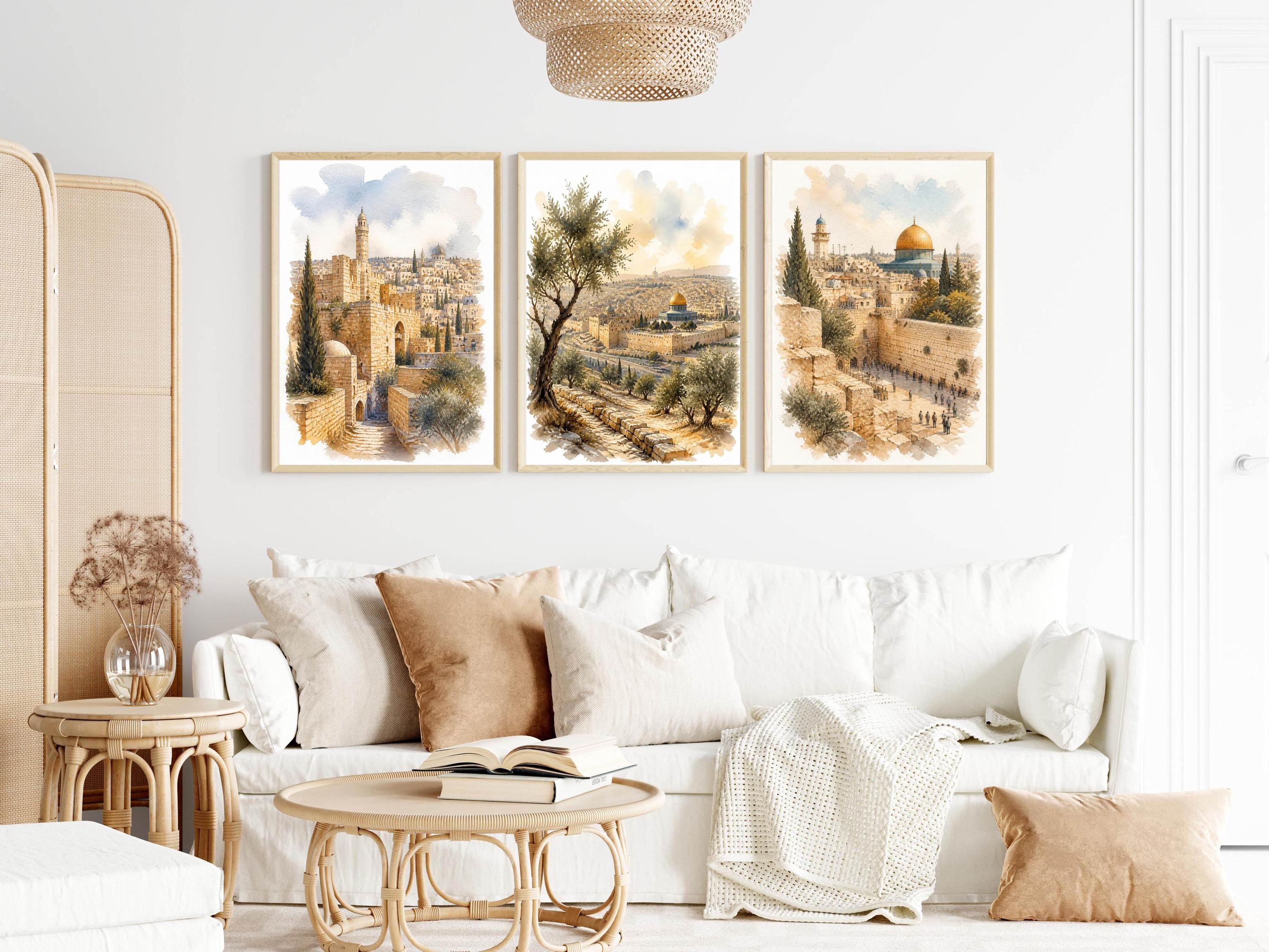 Jerusalem Poster - Etsy