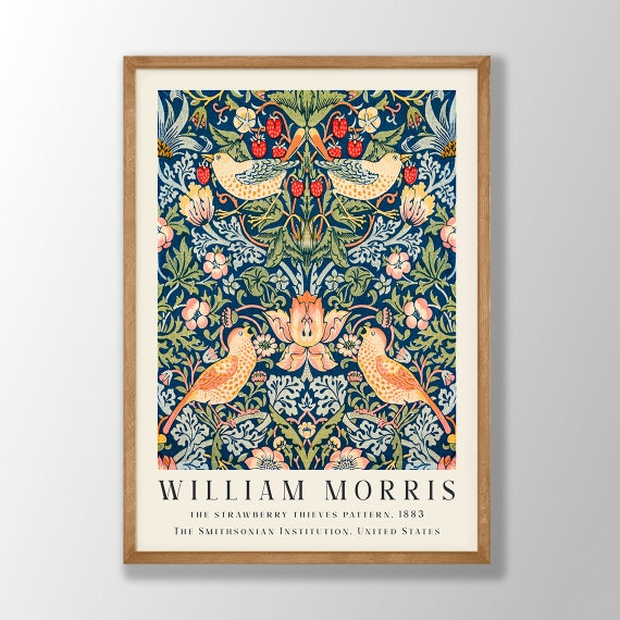 ウィリアムモリス 絵画 インテリア WILLIAMMORRIS William Morris Fruit Art Print - Art Nouveau Floral Kitchen Wall