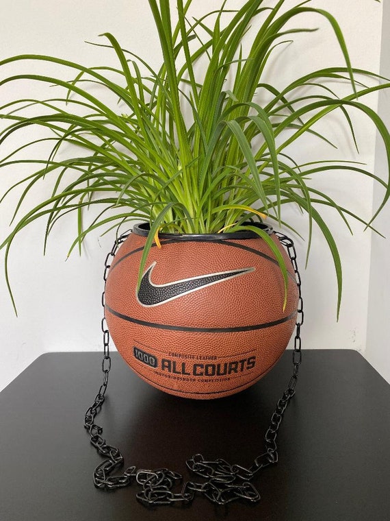 Basketball Planter Etsy