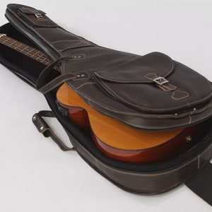 Acoustic Bass Bag - Brown Antique