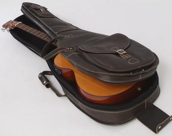 Acoustic Bass Bag - Brown Antique