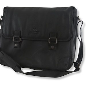 Black Buffalo Nappa Laptop Bag