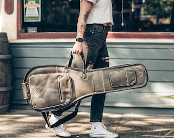 Les Paul Guitar Bag - Brown Antique