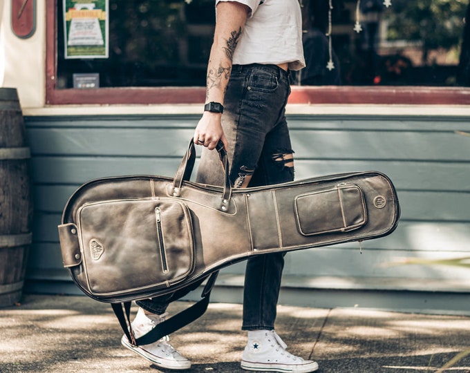 Les Paul Guitar Bag - Brown Antique