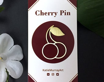 Pin cerise