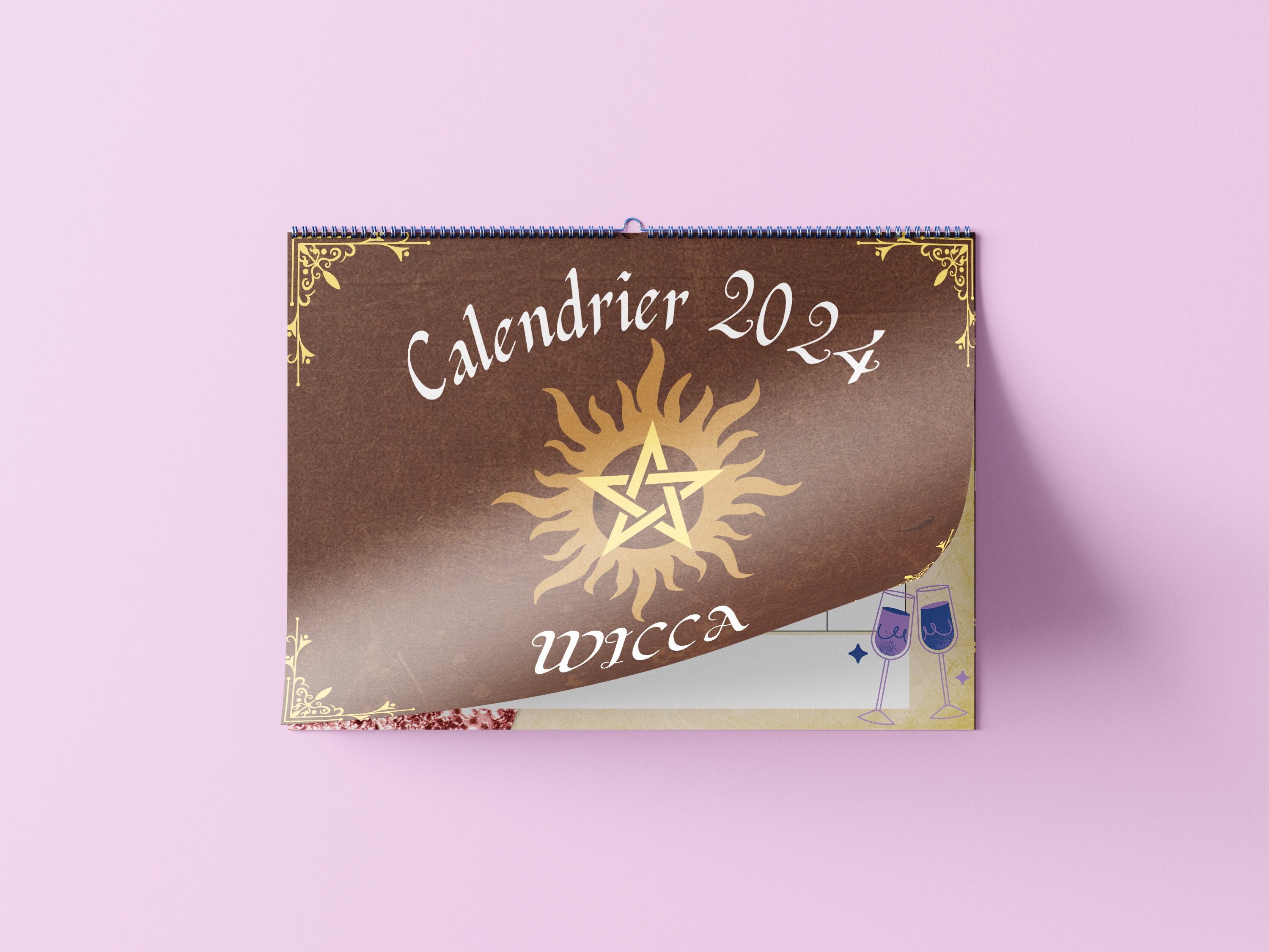 Wiccan Calendar 2025 pagan Planner, Witchcraft, Sabbats and Esbats