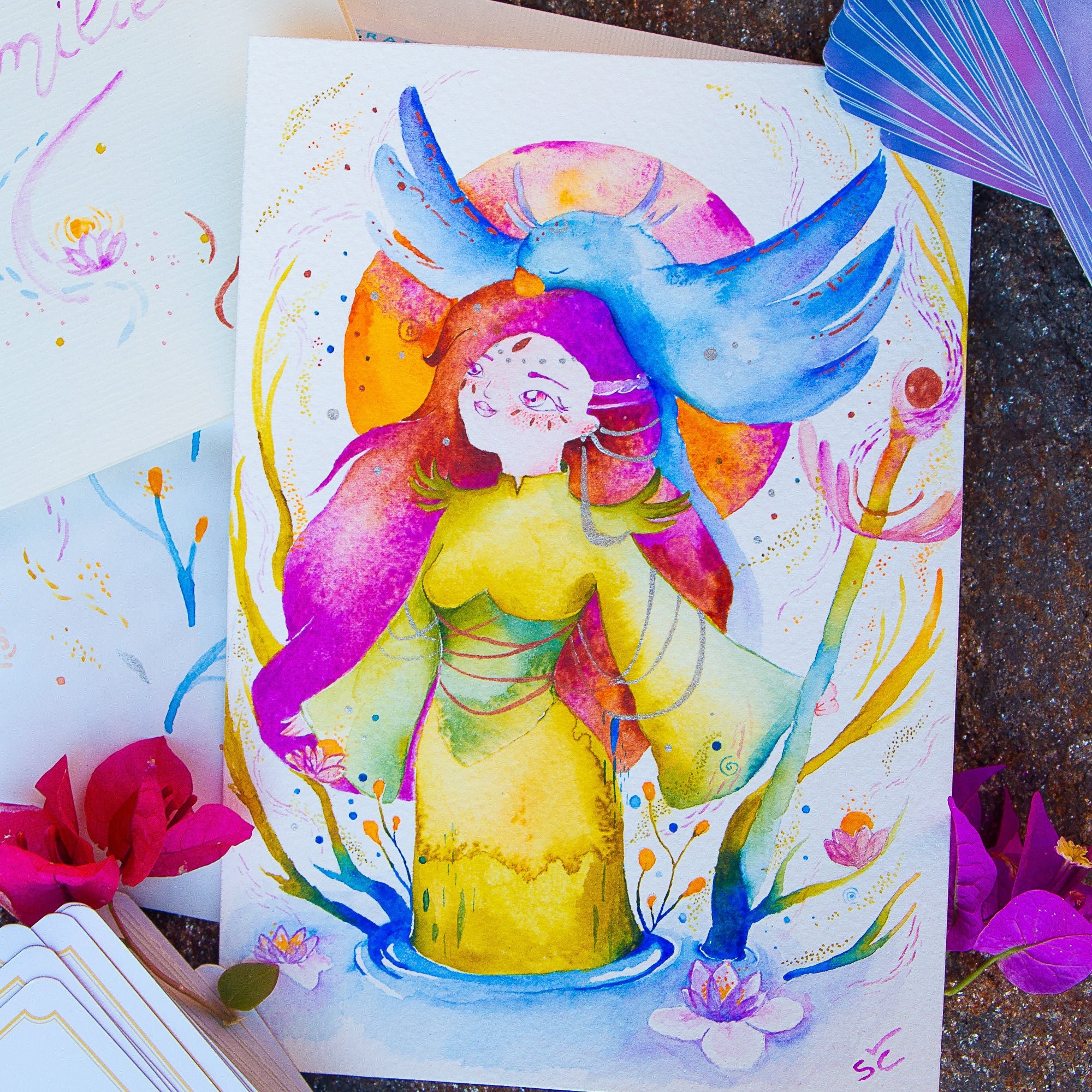 A5 Peinture Intuitive sur Commande