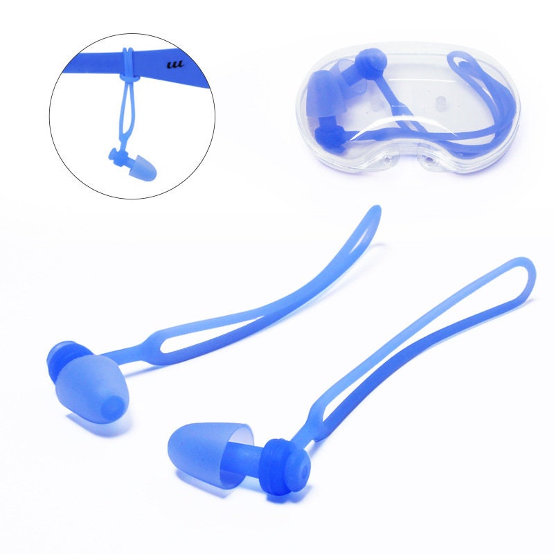 Universal Soft Silicone Swimming Ear Plugs Earplugs Pool Ac Etsy