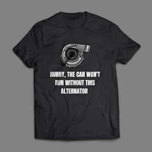 Auto lustiges T-Shirt Turbo Geschenk für Auto Kerl