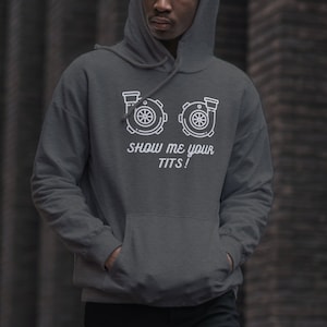 Car funny sweatshirt hoodie turbo gift for car guy