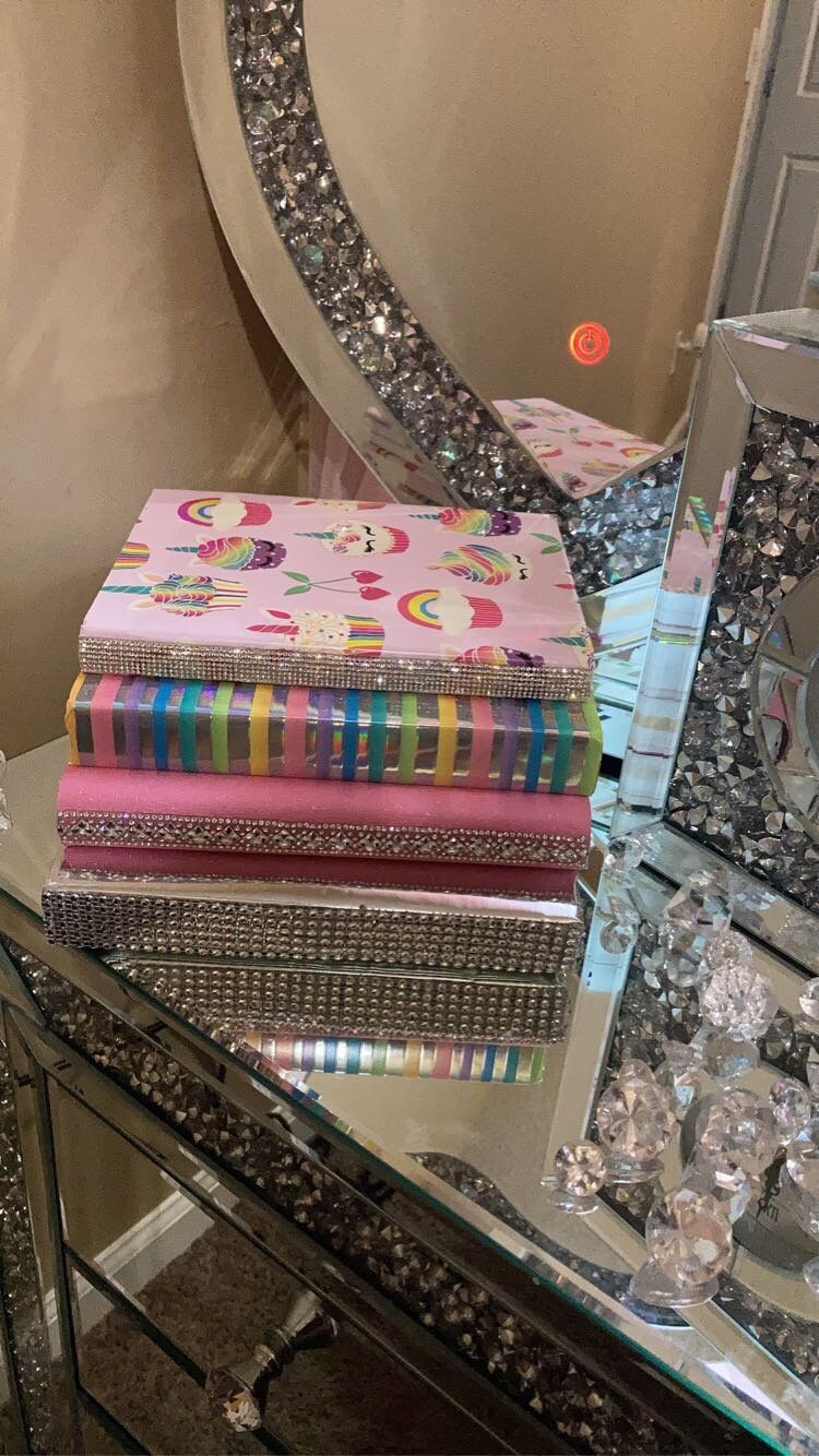 Glam Decor Bling books Designer Luxury BooksBling books Etsy